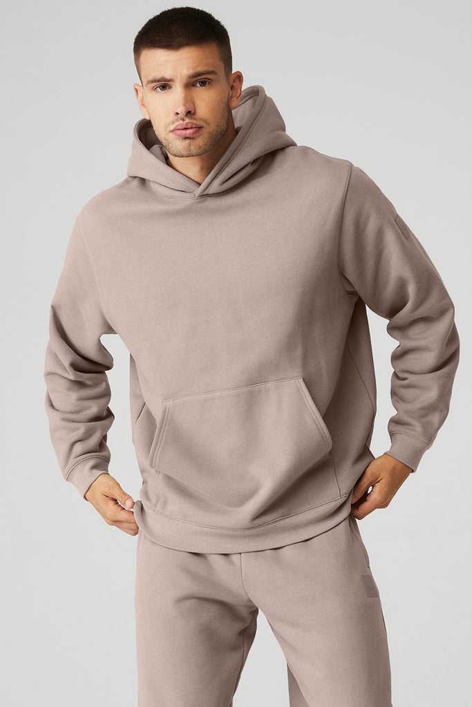 Renown Heavy Weight Hoodie Taupe Alo Yoga