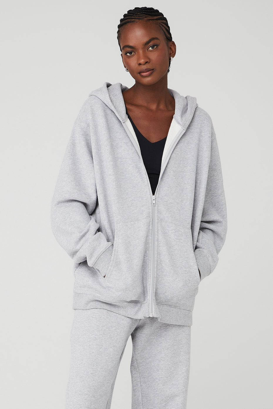 Buy ALO YOGA Accolade Hoodie - Women's, Dove Grey Heather, Large at