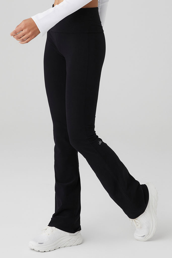 Gaiam Women's Avalon Foldover Legging, Black, X-Large : : Clothing  & Accessories