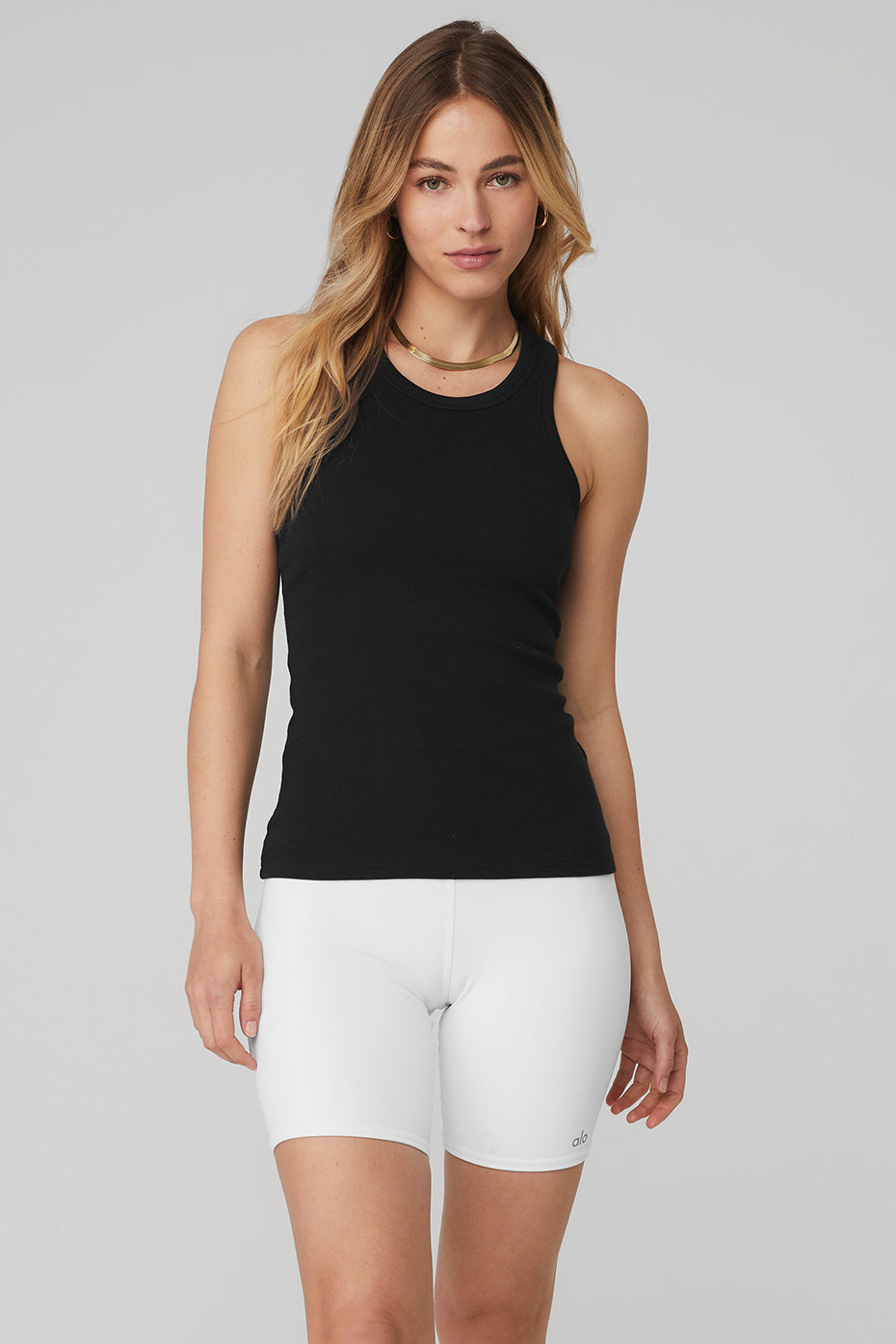 Women's Ribbed High-Neck Tank, Women's Clearance