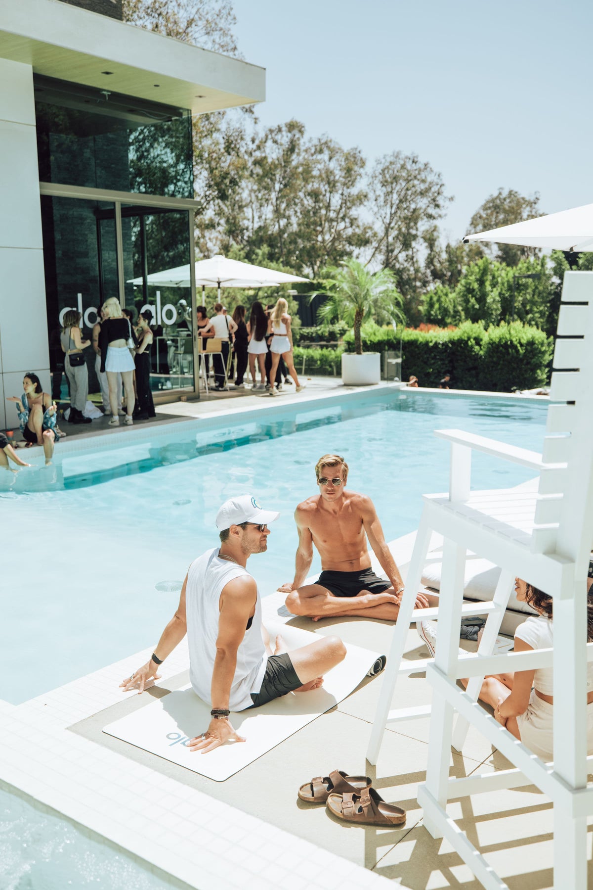 Candice Swanepoel Alo Yoga Tropic of C Swim Campaign