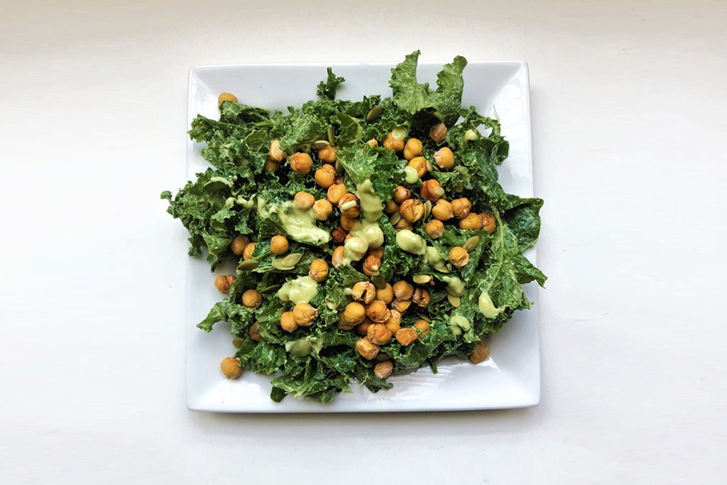 This Kale Caesar Salad Recipe Is a Lunch Staple