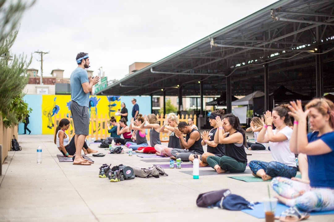 Max and Liz's New Yoga Markets Series Celebrates Mindful Eating & Movement