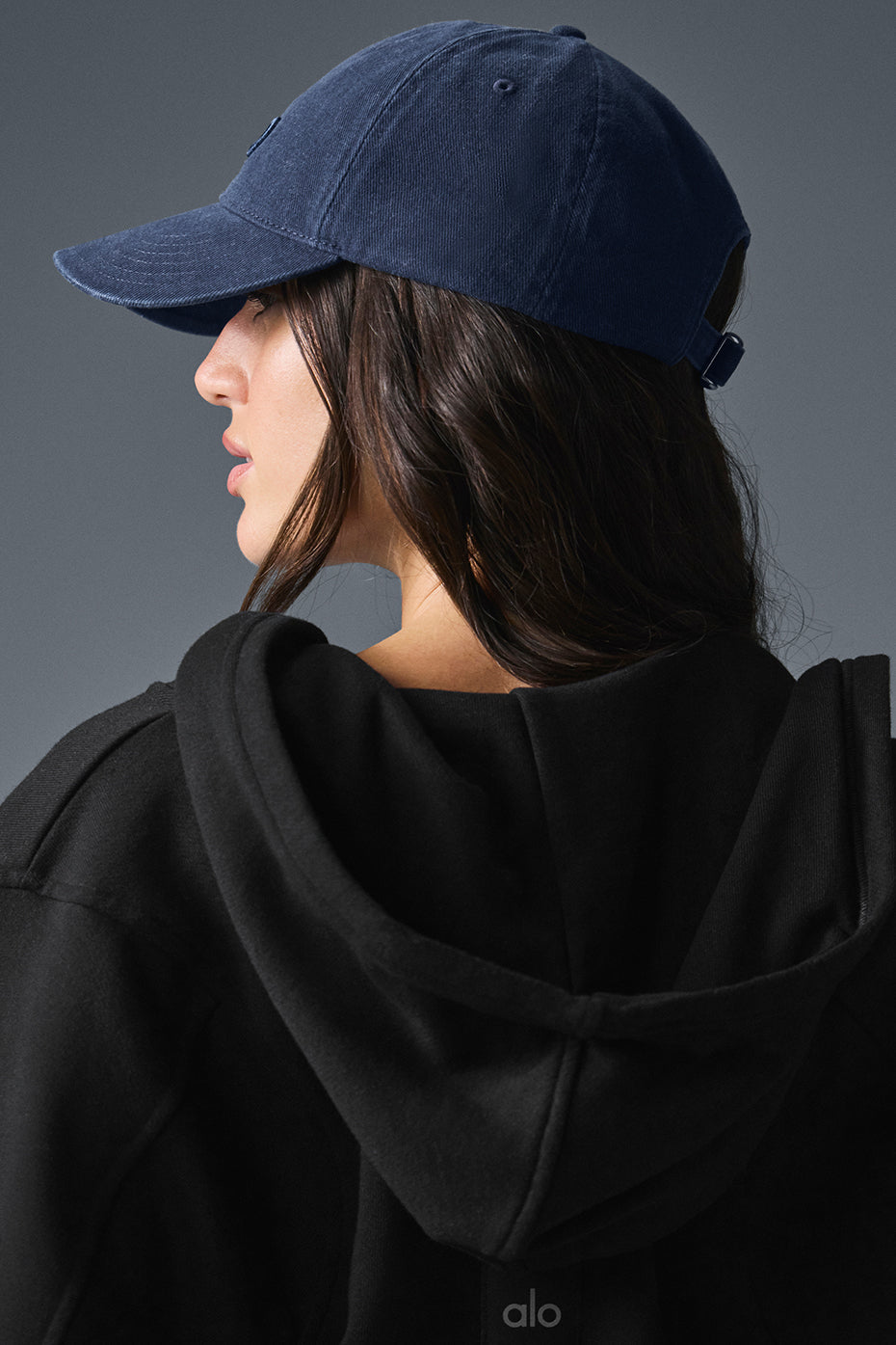 【新品】alo ヴィンテージ　ネイビー キャップ Washed Off-Duty Cap - Vintage Navy | ALO