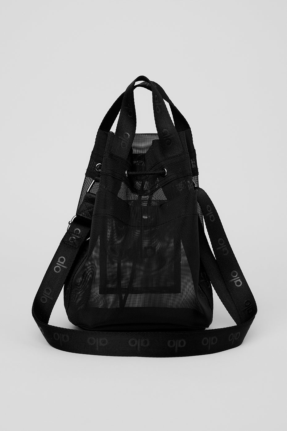 最終値下げalo Sheer Cross Body Bucket Bag Alo Sheer Cross Body Bucket Bag - Black - Tote Bags - Free