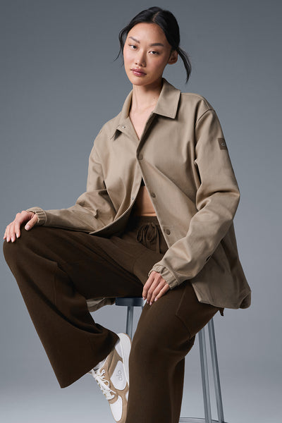 Edition Sueded Jacket - Gravel | ALO