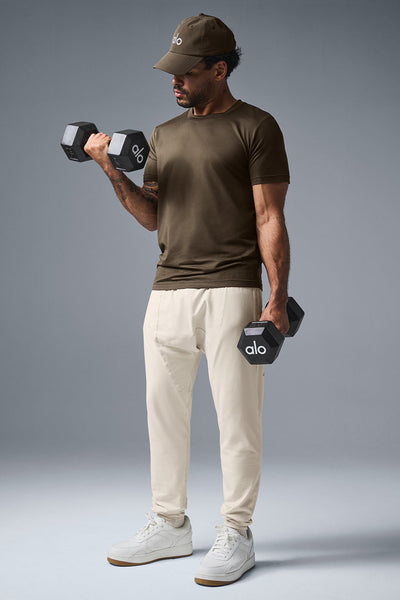 alo yoga パンツ Alosoft High-Waist 7/8 Highlight Legging - Spearmint Heather | ALO