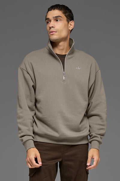 Accolade 1/4 Zip Pullover - Light Cocoa | ALO