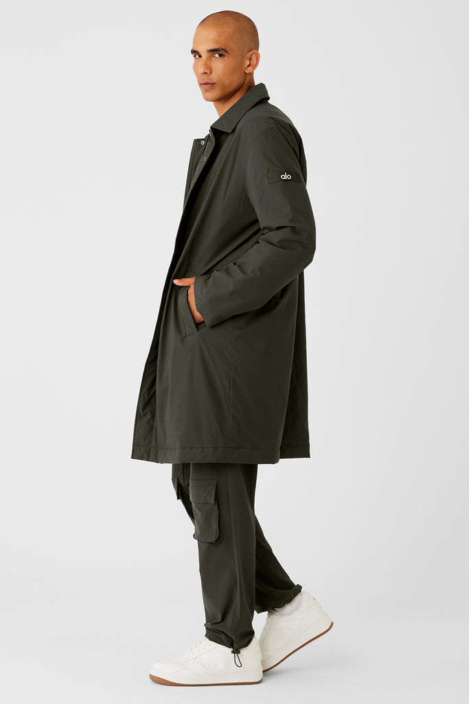 Signature Overcoat - Stealth Green | Alo Yoga