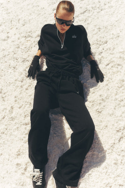 Accolade Straight Leg Sweatpant - Black | ALO