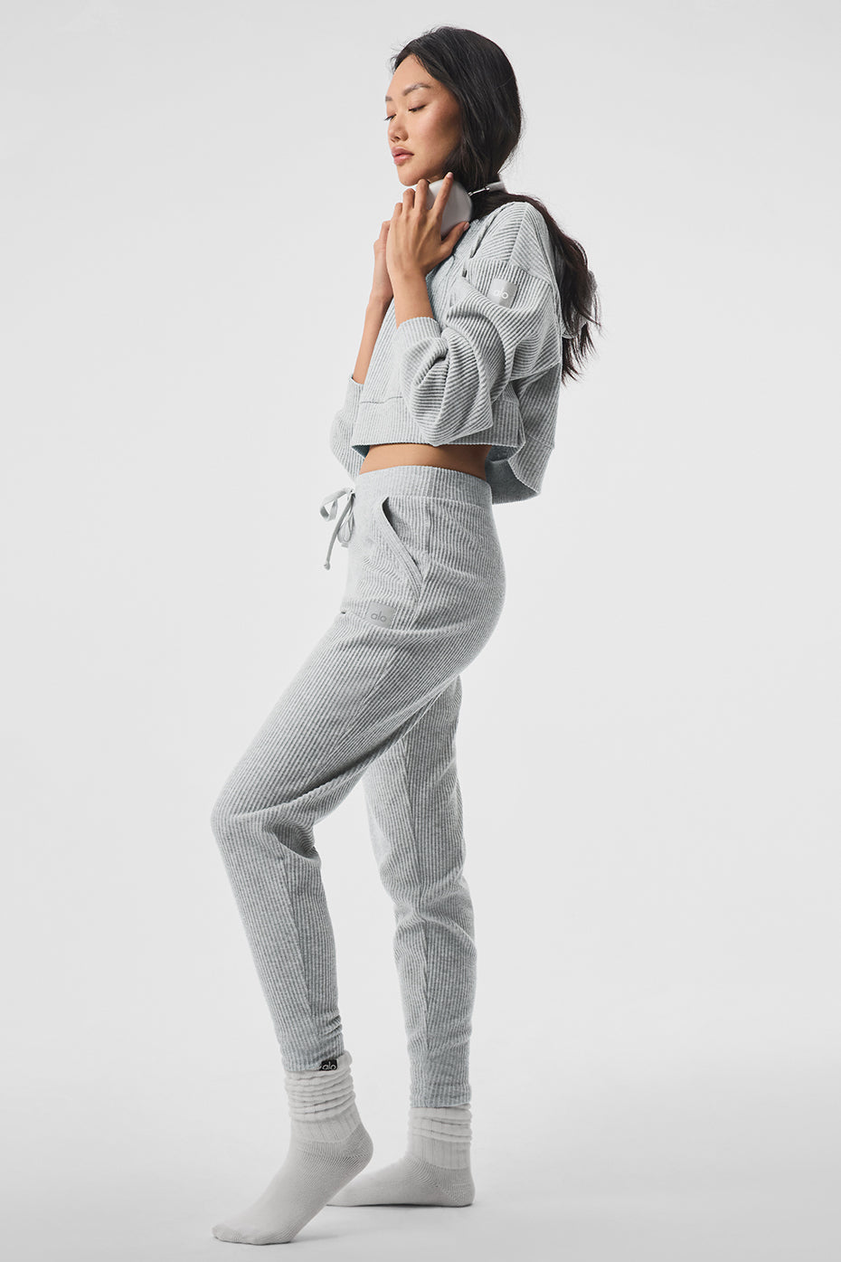 Muse Hoodie - Athletic Heather Grey | ALO