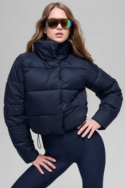Gold Rush Puffer - Navy | ALO