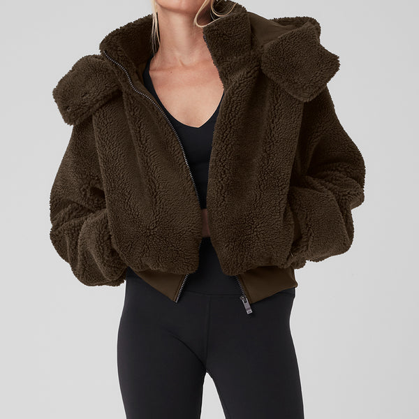 Alo Yoga Foxy Sherpa Jacket White Size XS - $150 (20% Off Retail
