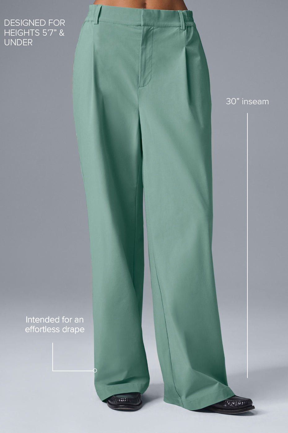 High-Waist Pursuit Trouser (Regular) - Botanical Green