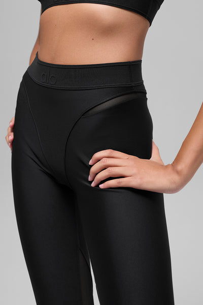 Airlift High-Waist 7/8 Rebel Legging - Black | ALO