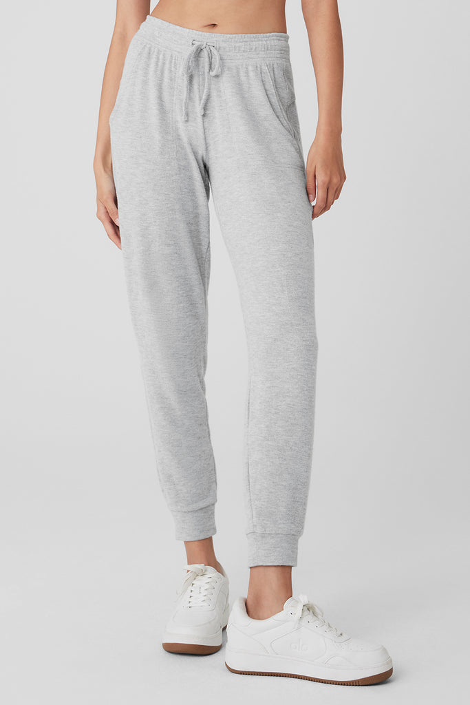 Soho Sweatpant Athletic Heather Grey Alo Yoga