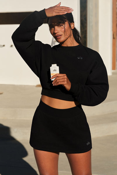 alo yoga アローヨガ　アロヨガ　Accolade Skirt Accolade Skirt - Black | ALO