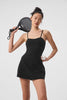 Alosoft Courtside Tennis Dress - Black