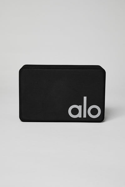 Uplifting Yoga Block - Black/Silver | ALO