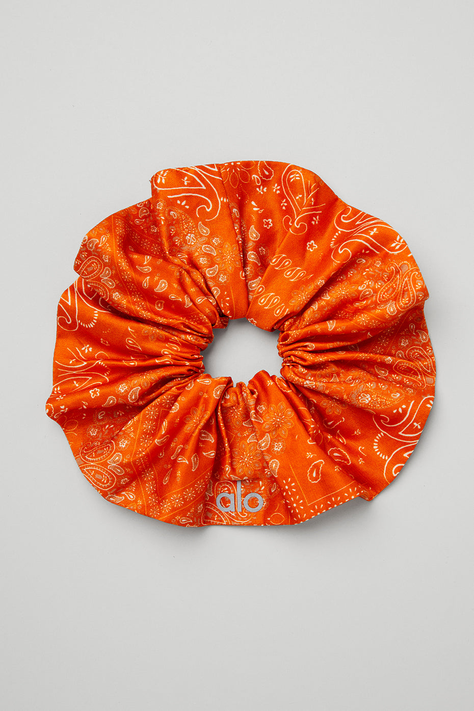 Bandana Oversized Scrunchie - Orange | Alo Yoga