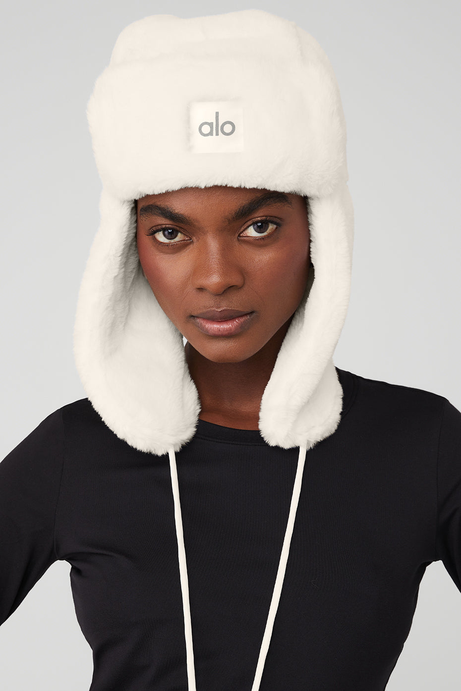 Faux Fur Polar Hat - Ivory - Alo Yoga Accessories