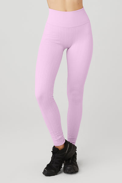 ALO Yoga, Pants & Jumpsuits, Alo Yoga Airbrush Legging Mink Gradient  Purple Blush Pink Ombre Tights Womens M