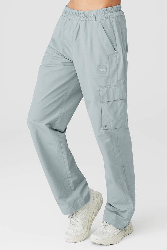 International Wide Leg City Pant Cosmic Grey Alo Yoga