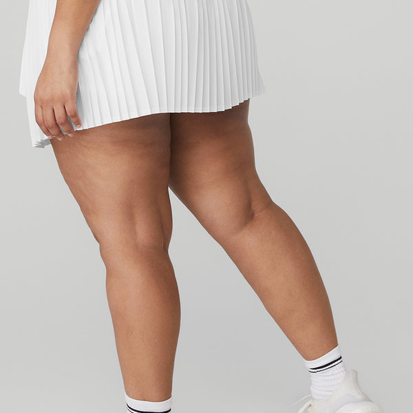 Womens Alo Yoga white Aces Tennis Skirt